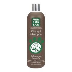 Šampūnas šunims Men for San Brown Fur, 1 l kaina ir informacija | Men for San Gyvūnų prekės | pigu.lt