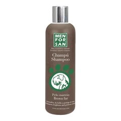 Šampūnas šunims Men for San Brown Fur, 300 ml kaina ir informacija | Kosmetinės priemonės gyvūnams | pigu.lt