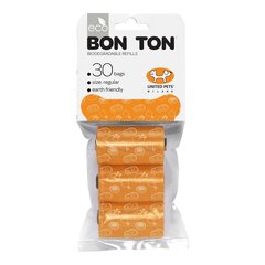 Гигиенические пакеты United Pets Bon Ton Regular Пёс Оранжевый (3 x 10 uds) цена и информация | Средства по уходу за животными | pigu.lt