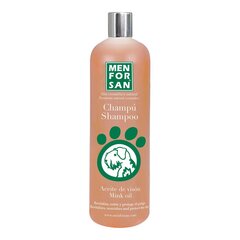 Šampūnas šunims Men for San Mink Oil, 1 l kaina ir informacija | Kosmetinės priemonės gyvūnams | pigu.lt