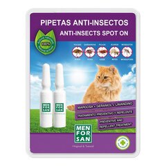 Vabzdžių repelentas katėms Men for San, 2 vnt. kaina ir informacija | Kosmetinės priemonės gyvūnams | pigu.lt