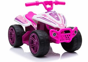Quad TR1805 Квадроцикл для детей, розово-белый цена и информация | Электромобили для детей | pigu.lt