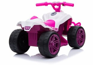 Vaikiškas keturratis Quad TR1805, rožinis-baltas kaina ir informacija | Elektromobiliai vaikams | pigu.lt