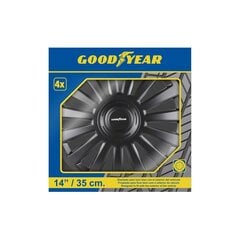 колпаки Goodyear MELBOURNE Чёрный 14&quot; цена и информация | Колпаки на колеса | pigu.lt