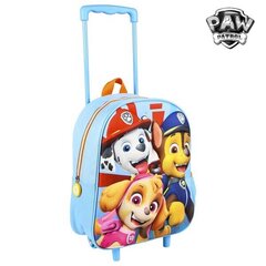 Mokyklinis krepšys su ratukais The Paw Patrol 3D, mėlynas цена и информация | Школьные рюкзаки, спортивные сумки | pigu.lt