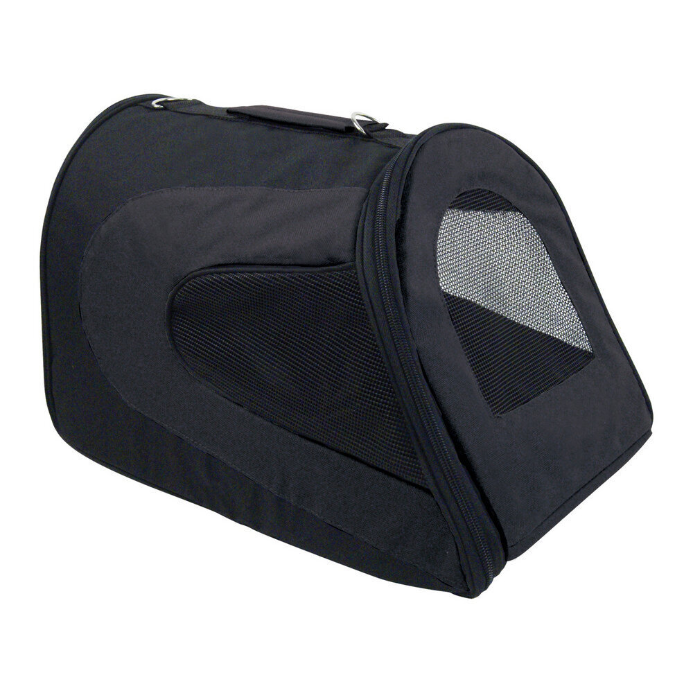 Gyvūno transportavimo krepšys Gloria Gloss Airline, juodas, 46 x 25 x 23 cm цена и информация | Transportavimo narvai, krepšiai | pigu.lt