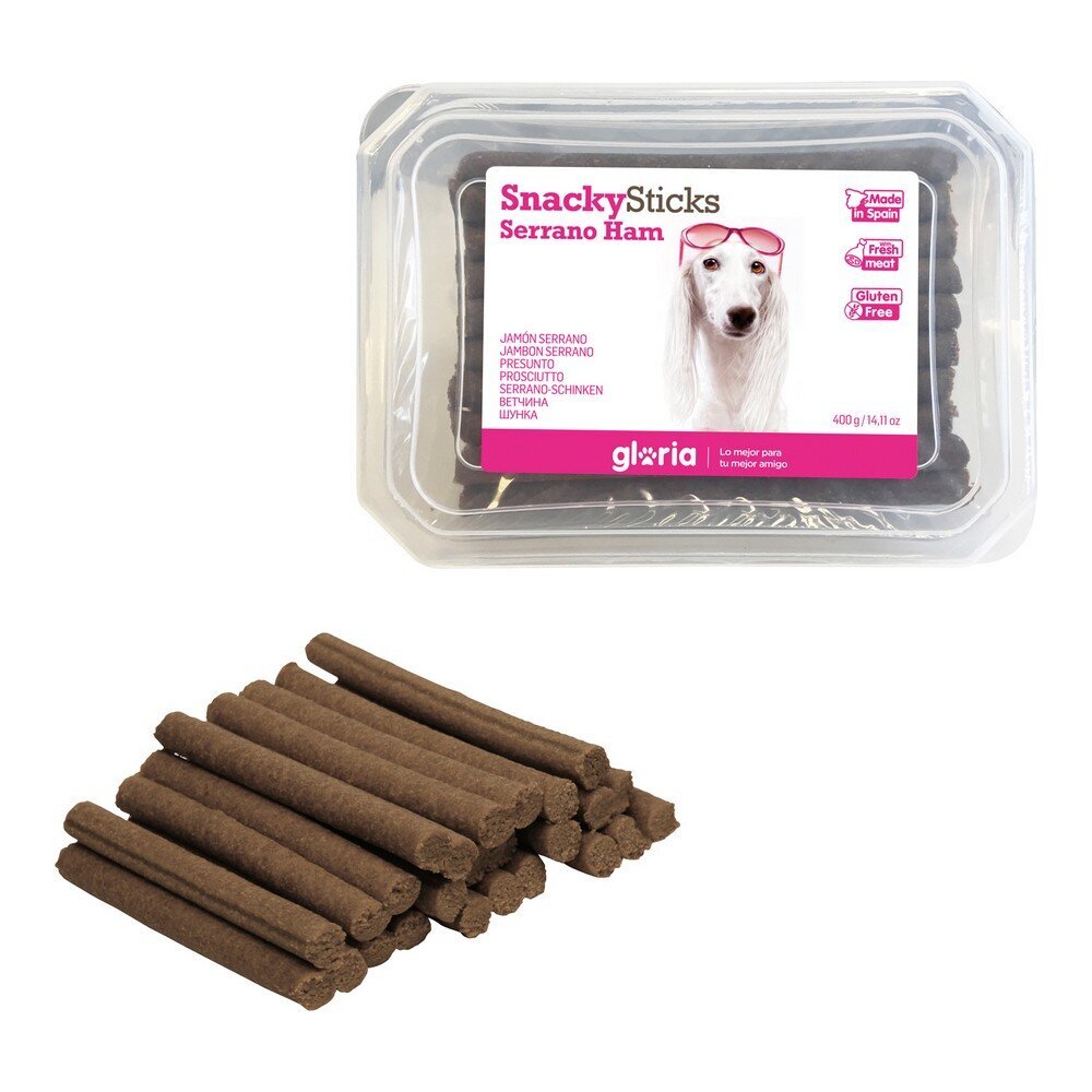 Gloria Snackys Sticks užkandis šunims suvožtiniai 350 g kaina ir informacija | Skanėstai šunims | pigu.lt