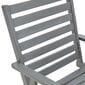 vidaXL Lauko valgomojo kėdės su pagalvėlėmis, 2vnt., akacijos masyvas kaina ir informacija | Lauko kėdės, foteliai, pufai | pigu.lt