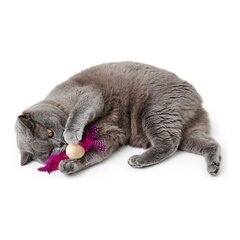 игрушка для котов Hunter Mala Перья Розовый Мяч (4 cm) цена и информация | Игрушки для кошек | pigu.lt