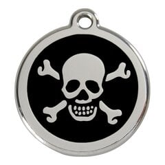 Фирменная табличка для ожерелья Red Dingo Чёрный (Ø 20 mm) цена и информация | Ошейники, подтяжки для собак | pigu.lt