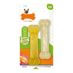 Nylabone vištienos skonio kaulas, XS, 2 vnt kaina ir informacija | Žaislai šunims | pigu.lt