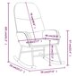 vidaXL Supama kėdė, tamsiai pilkos spalvos, audinys kaina ir informacija | Svetainės foteliai | pigu.lt
