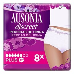 Įklotai nuo pratekėjimo Ausonia Discreet, 8 vnt kaina ir informacija | Tamponai, higieniniai paketai, įklotai | pigu.lt