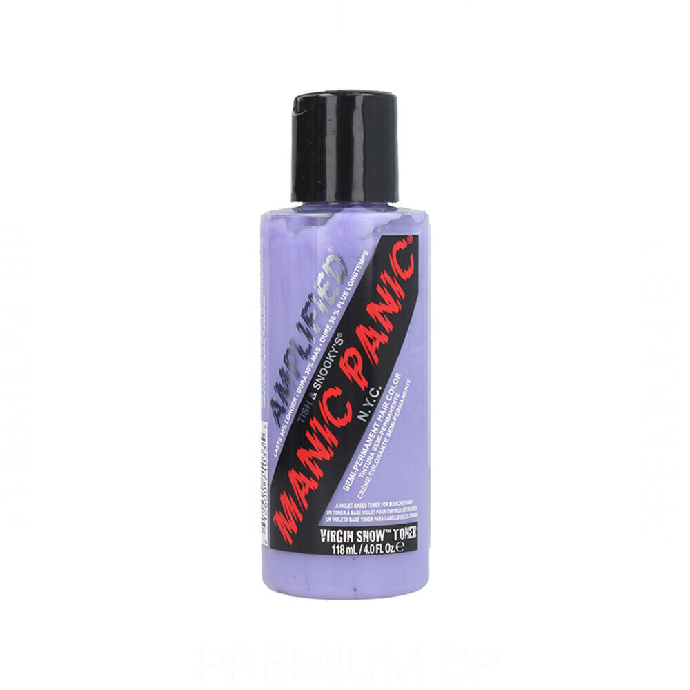 Pusiau ilgalaikiai plaukų dažai Manic Panic Virgin Snow Amplified Spray, 118 ml цена и информация | Plaukų dažai | pigu.lt
