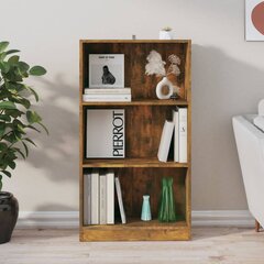 vidaXL Spintelė knygoms, dūminio ąžuolo, 60x24x109cm, apdirbta mediena цена и информация | Полки | pigu.lt