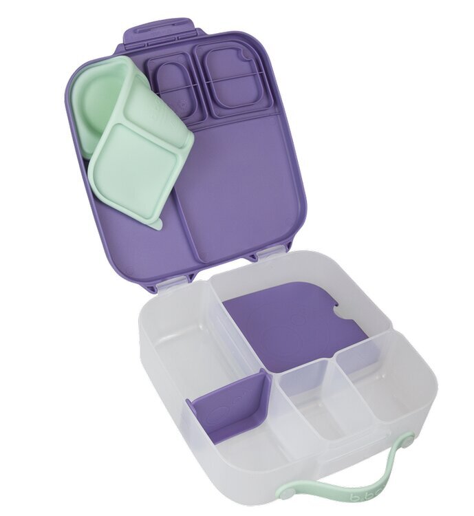 Maisto dėžutė vaikams B.BOX Lilac Pop kaina ir informacija | Kūdikių indai, indeliai pienui ir įrankiai | pigu.lt