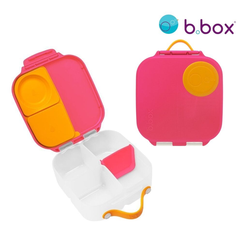 Mini maisto dėžutė vaikams B.BOX Strawberry Shake kaina ir informacija | Kūdikių indai, indeliai pienui ir įrankiai | pigu.lt