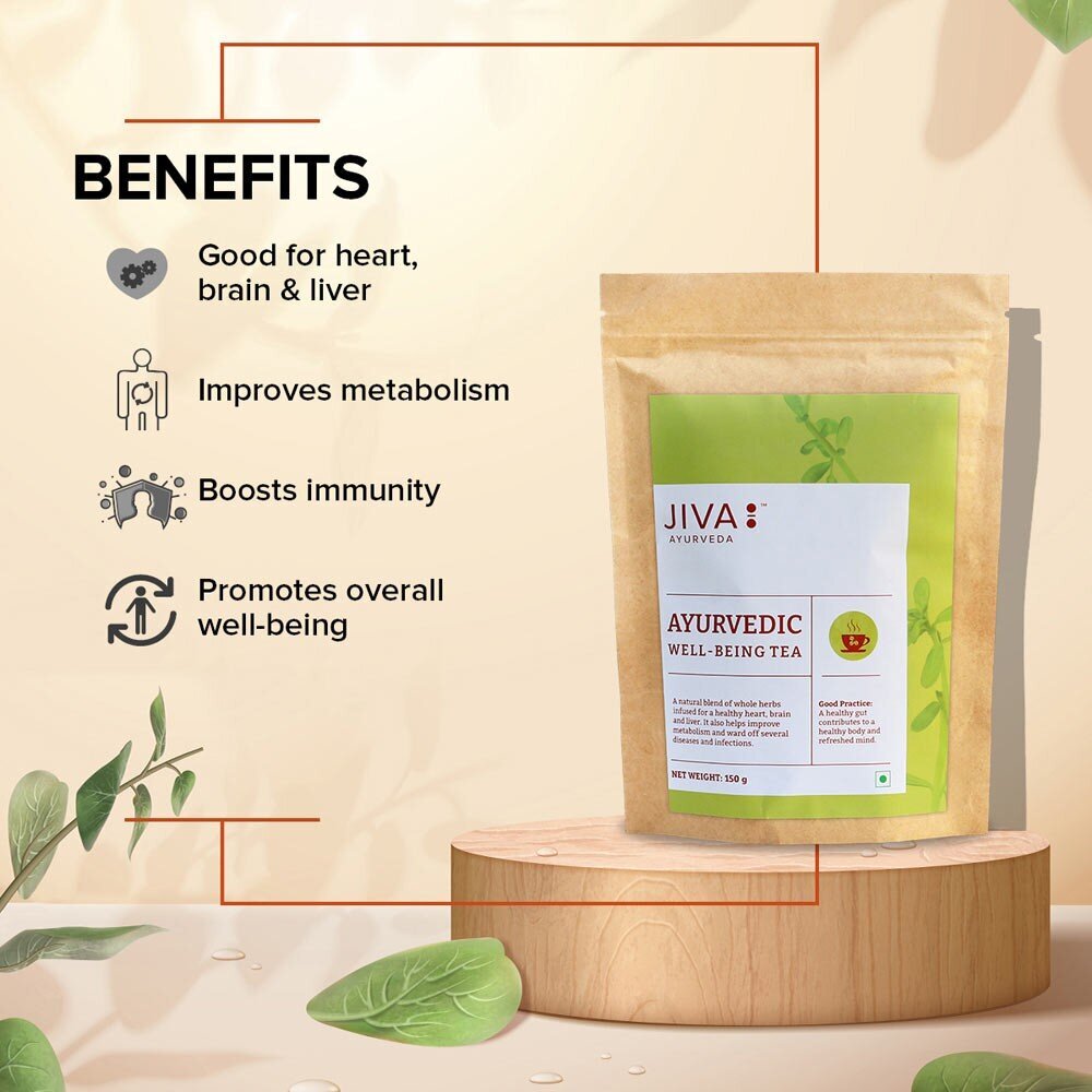 Ajurvedinė arbata Well-Being, Jiva Ayurveda, 150g kaina ir informacija | Arbata | pigu.lt