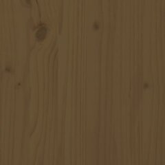 vidaXL Lovos rėmas, medaus rudos spalvos, 100x200cm, medienos masyvas kaina ir informacija | Lovos | pigu.lt
