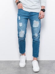 Мужские джинсовые брюки Омбре P1028 цена и информация | Mужские джинсы Only & Sons Loom 5714910844399 | pigu.lt