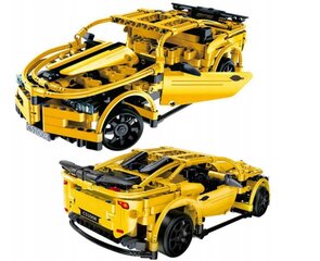 Konstruktorius CadFi Geltonas automobilis Chevrolet kaina ir informacija | Konstruktoriai ir kaladėlės | pigu.lt