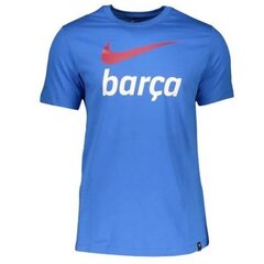Nike marškinėliai berniukams FC Barcelona Swoosh Club Tee M цена и информация | Рубашки для мальчиков | pigu.lt