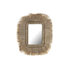 Настенное зеркало DKD Home Decor 70 x 8 x 70 cm Натуральный 70 x 70 x 70 cm Натуральное волокно Bali цена и информация | Зеркала | pigu.lt