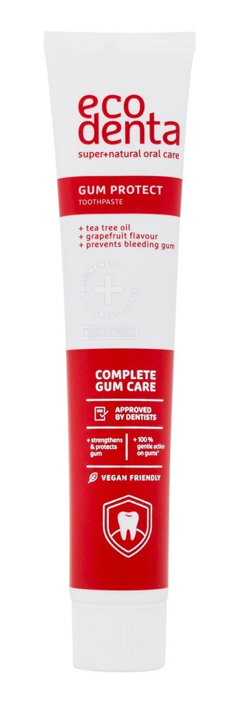 Dantų pasta Ecodenta Gum protection toothpaste with tea tree oil, 75 ml цена и информация | Dantų šepetėliai, pastos | pigu.lt