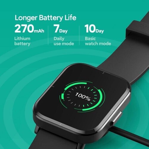 Mibro Color Black kaina ir informacija | Išmanieji laikrodžiai (smartwatch) | pigu.lt