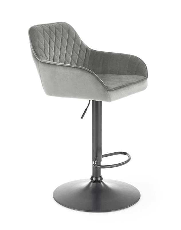 Baro kėdė Halmar H103, pilka kaina ir informacija | Virtuvės ir valgomojo kėdės | pigu.lt