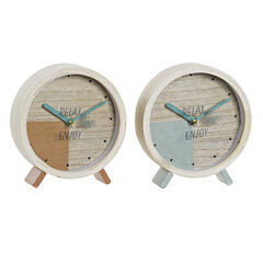 Настольные часы Dkd home decor, 15 x 4,5 x 16 см, 2 шт. цена и информация | Часы | pigu.lt