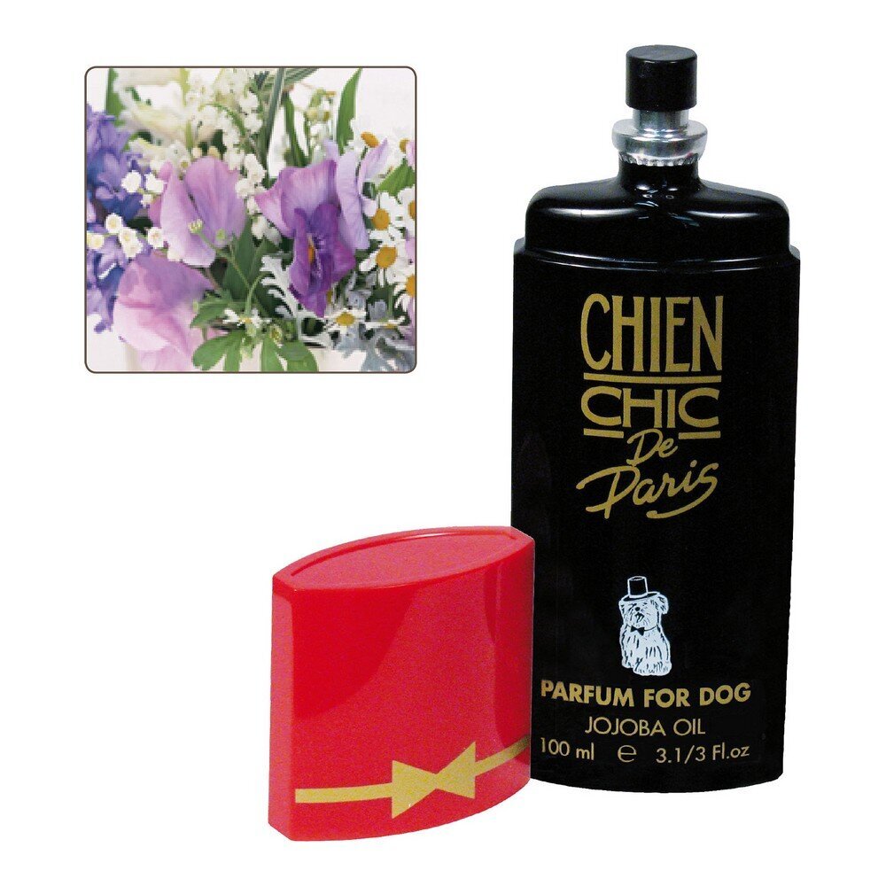 Chien Chic kvepalai gyvūnams, gėlių kvapo, 100 ml kaina ir informacija | Kosmetinės priemonės gyvūnams | pigu.lt
