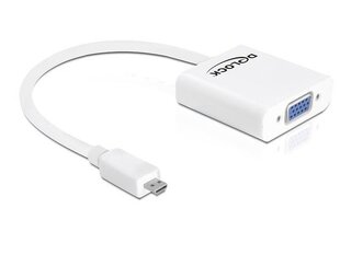 Delock Adapter HDMI-D(MICRO)(M) ->VGA(F) kaina ir informacija | Adapteriai, USB šakotuvai | pigu.lt