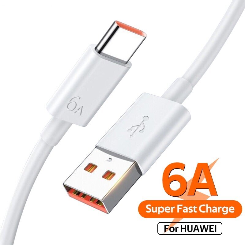 Laidas telefonui Huawei Super Charge 6A, 66W kaina ir informacija | Laidai telefonams | pigu.lt