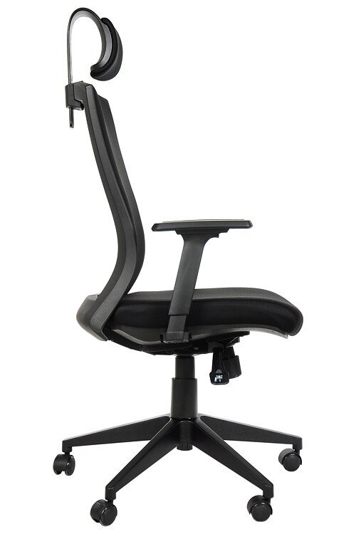 Biuro kėdė Stema HG-0004F, juoda kaina ir informacija | Biuro kėdės | pigu.lt