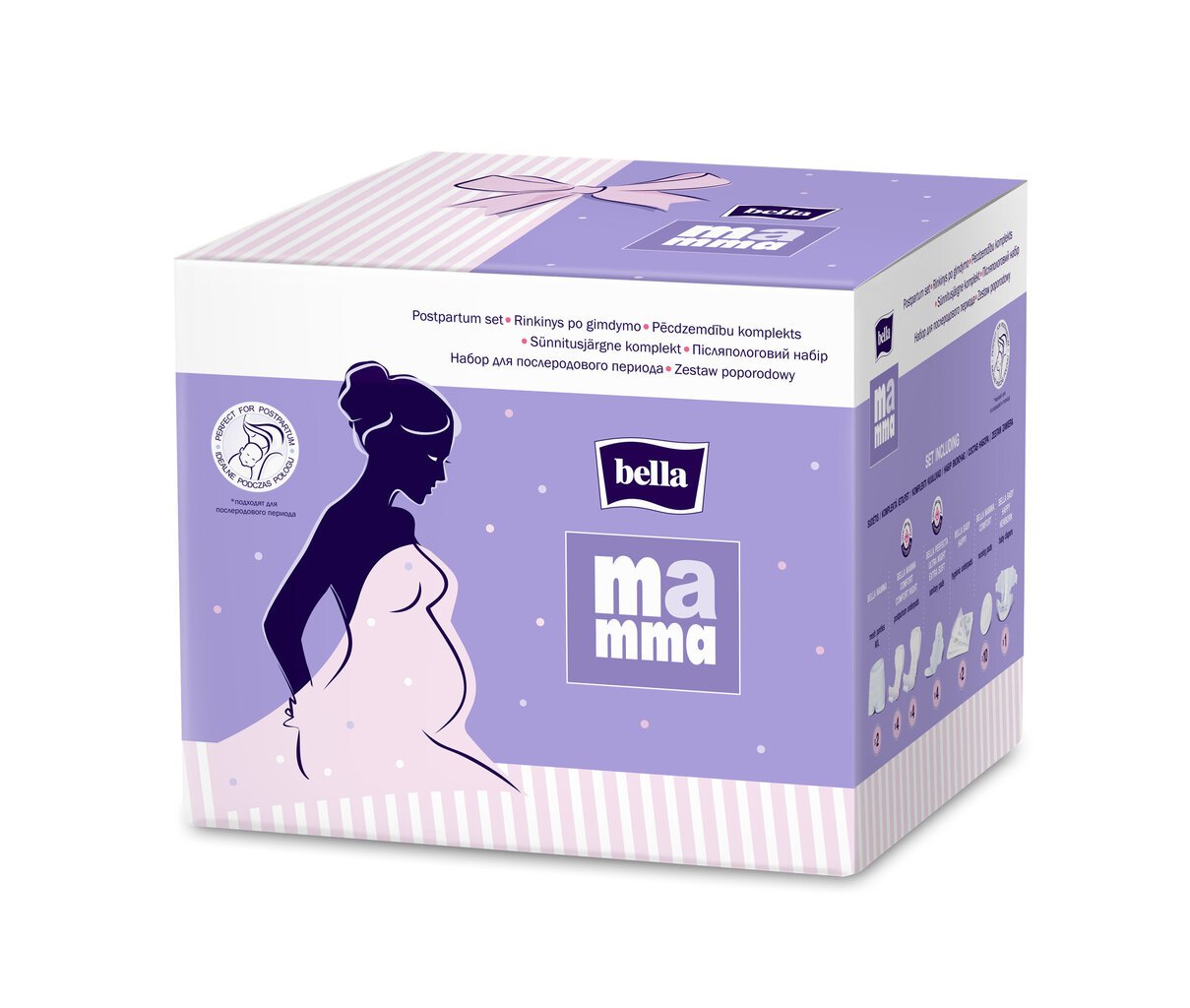 Rinkinys po gimdymo Bella Mamma, M/L dydis kaina ir informacija | Higienos prekės mamoms | pigu.lt