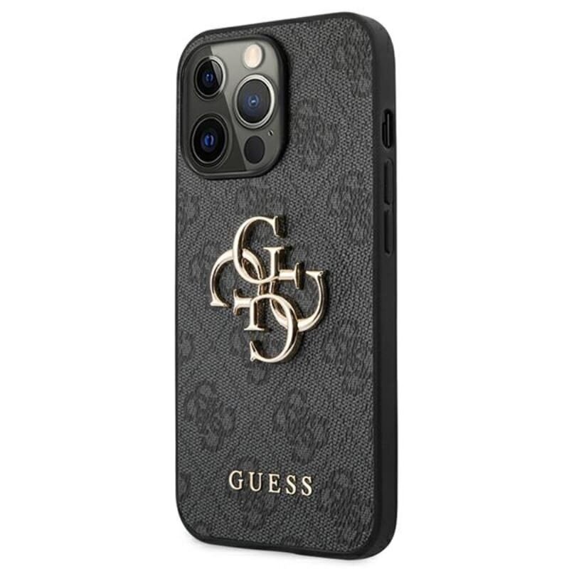 Guess 4G Metal Logo Case kaina ir informacija | Telefono dėklai | pigu.lt