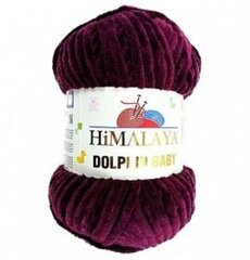 Siūlai Himalaya® Dolphin Baby 80339, 100 g, 120 m. kaina ir informacija | Mezgimui | pigu.lt