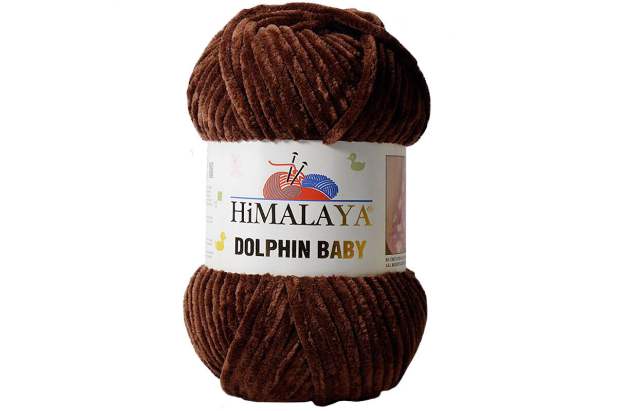 Siūlai Himalaya® Dolphin Baby 80336, 100 g, 120 m. kaina ir informacija | Mezgimui | pigu.lt