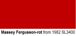 Ударопрочная краска для сельскохозяйственной техники Massey Ferguson rot Erbedol SL3400 750мл цена и информация | Краска | pigu.lt