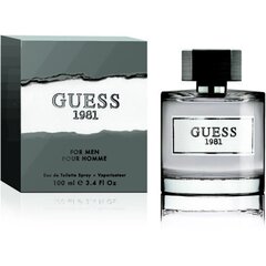 Tualetinis vanduo Guess 1981 for Men EDT vyrams, 100ml kaina ir informacija | Kvepalai vyrams | pigu.lt