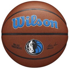 Wilson Team Alliance Dallas Mavericks krepšinio kamuolys цена и информация | Баскетбольные мячи | pigu.lt