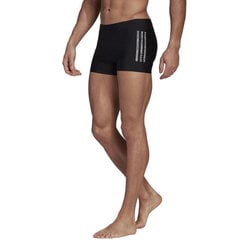 Maudymosi glaudės vyrams Adidas Mild 3S Boxer M HA0320, juodos kaina ir informacija | Maudymosi šortai, glaudės | pigu.lt