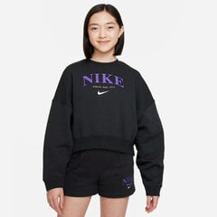 Džemperis mergaitėms Nike Sportswear Trend FLC Crew Jr DV2563045 kaina ir informacija | Megztiniai, bluzonai, švarkai mergaitėms | pigu.lt