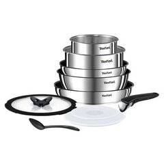 Набор для индукционной посуды Tefal Ingenio Emotion, нержавеющая сталь цена и информация | Cковородки | pigu.lt