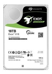 Seagate Enterprise ST18000NM000J internal hard drive 3.5" 18000 GB Serial ATA III цена и информация | Внутренние жёсткие диски (HDD, SSD, Hybrid) | pigu.lt