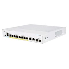 Cisco CBS250-8FP-E-2G-EU network switch Managed L2/L3 Gigabit Ethernet (10/100/1000) Silver цена и информация | Коммутаторы (Switch) | pigu.lt