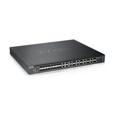 Zyxel XS3800-28 Managed L2+ 10G Ethernet (100/1000/10000) Black kaina ir informacija | Komutatoriai (Switch) | pigu.lt