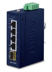 PLANET IGS-510TF network switch Unmanaged Gigabit Ethernet (10/100/1000) Blue kaina ir informacija | Komutatoriai (Switch) | pigu.lt