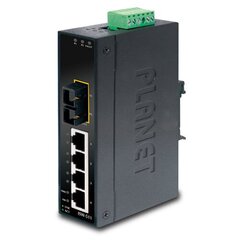 PLANET ISW-511S15 network switch Unmanaged L2 Fast Ethernet (10/100) Black цена и информация | Коммутаторы (Switch) | pigu.lt